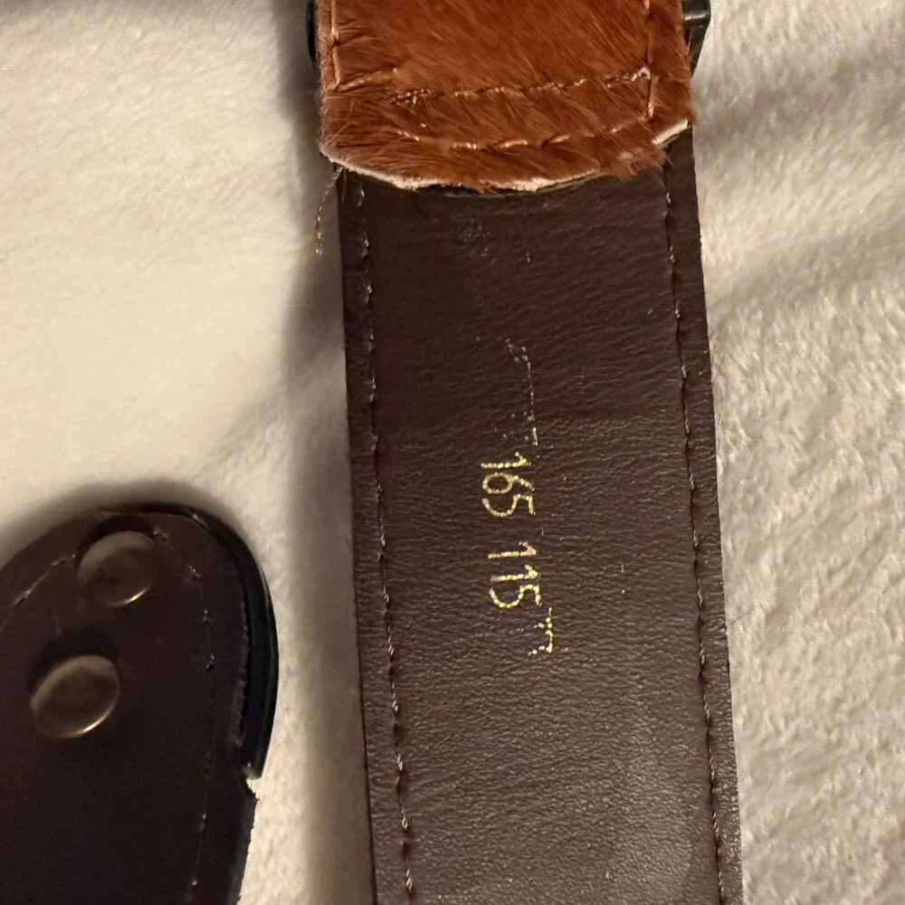 Argentina- Cow Hide Hair on Leather Belt